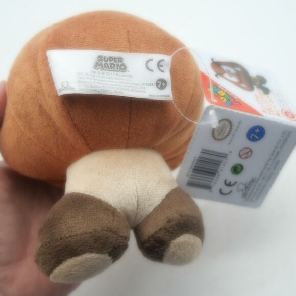 NEW Goomba Plush 2017 Super Mario Collection Little Buddy All Star Collection - Picture 7 of 7